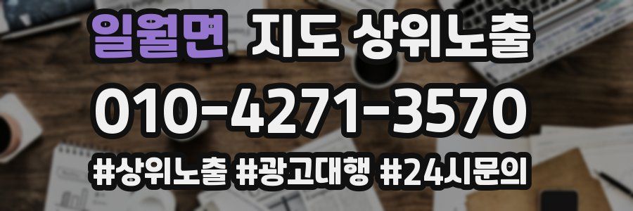 일월면 지도 상위 노출