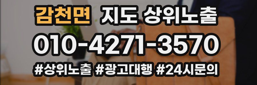 감천면 지도 상위 노출