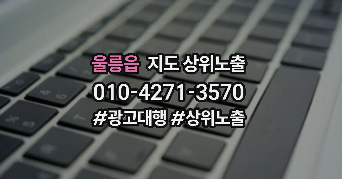 울릉읍 지도 상위 노출