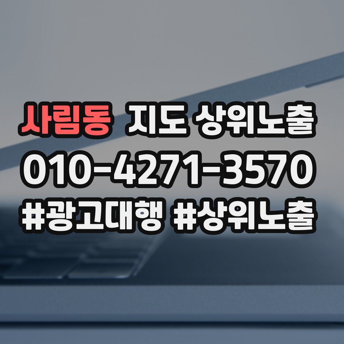 사림동 지도 상위 노출