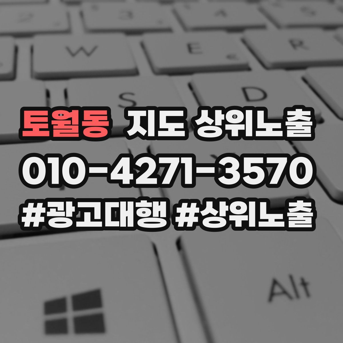 토월동 지도 상위 노출