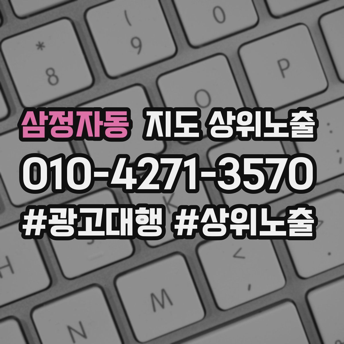 삼정자동 지도 상위 노출