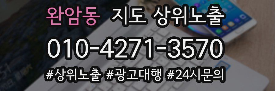 완암동 지도 상위 노출