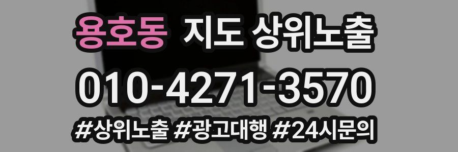 용호동 지도 상위 노출