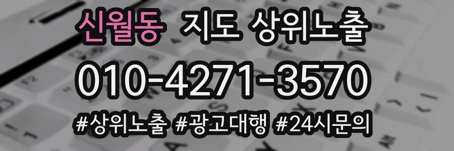 신월동 지도 상위 노출