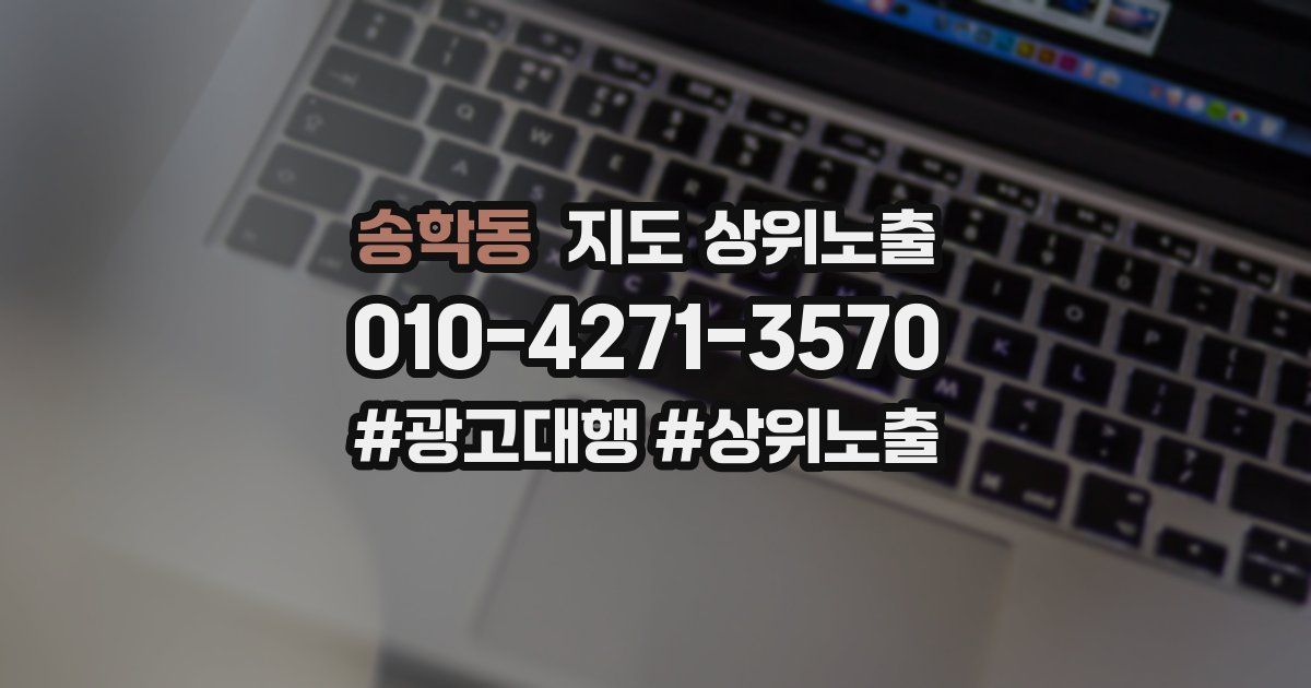 송학동 지도 상위 노출
