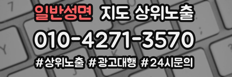 일반성면 지도 상위 노출