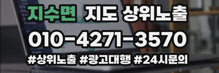 지수면 지도 상위 노출