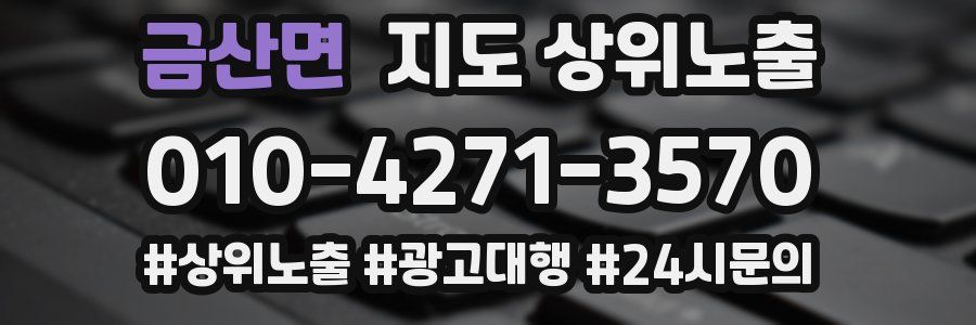 금산면 지도 상위 노출