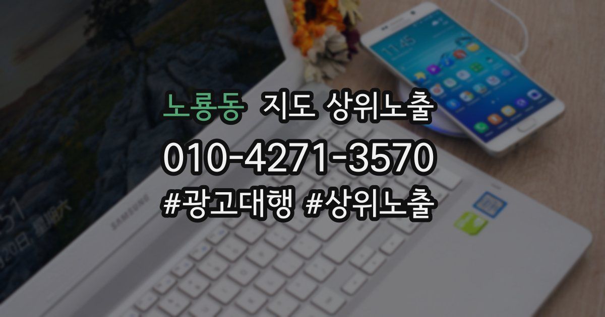 노룡동 지도 상위 노출