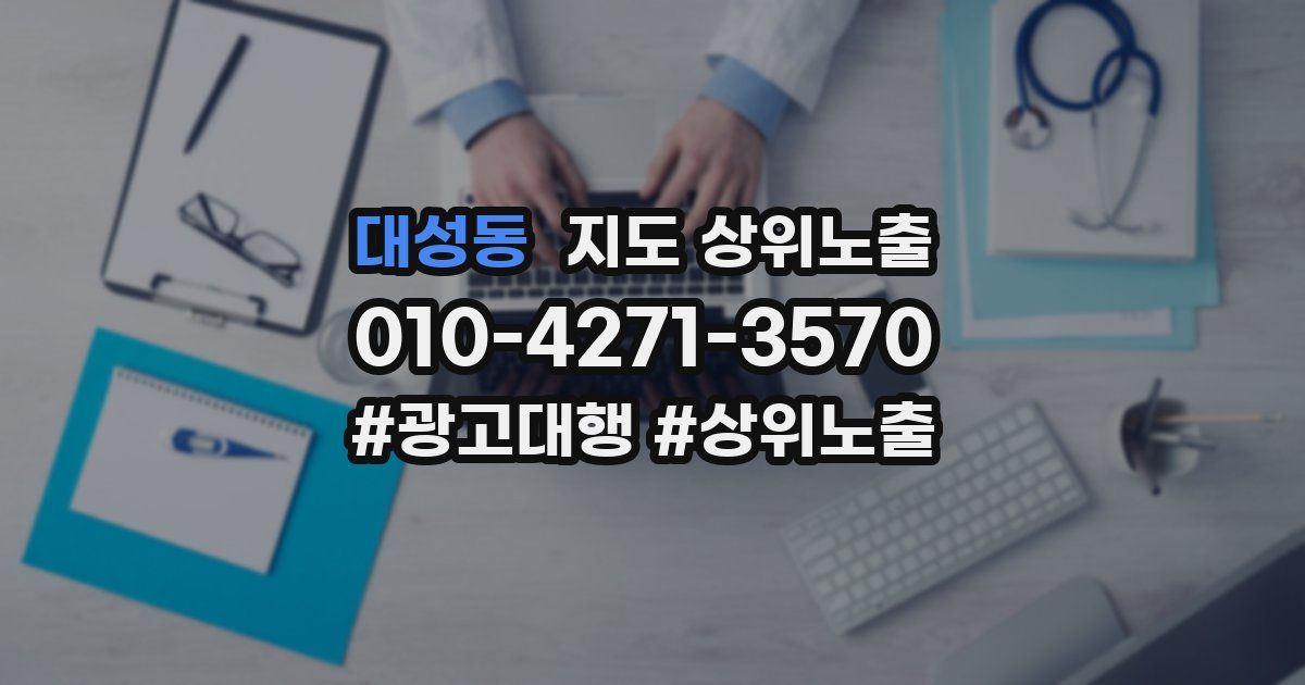 대성동 지도 상위 노출