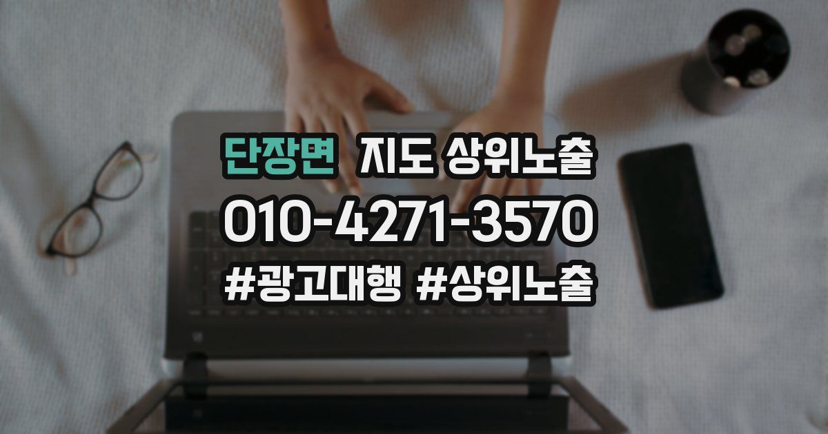 단장면 지도 상위 노출