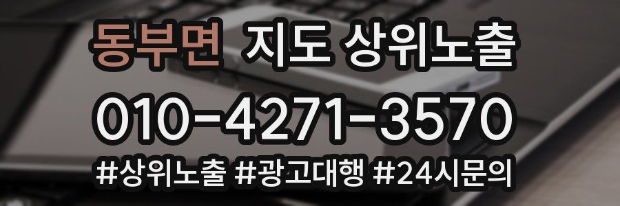 동부면 지도 상위 노출