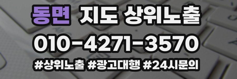 동면 지도 상위 노출