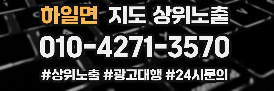 하일면 지도 상위 노출