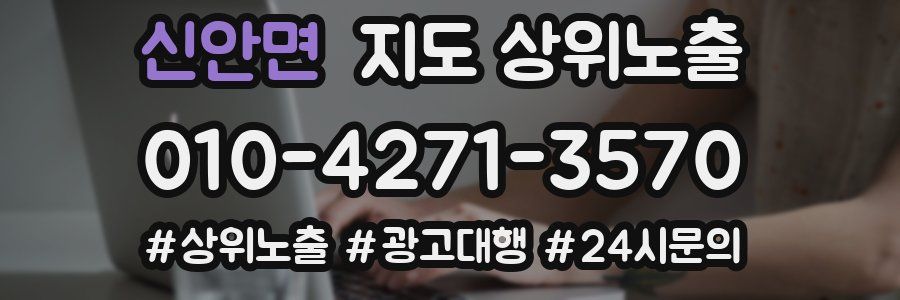신안면 지도 상위 노출