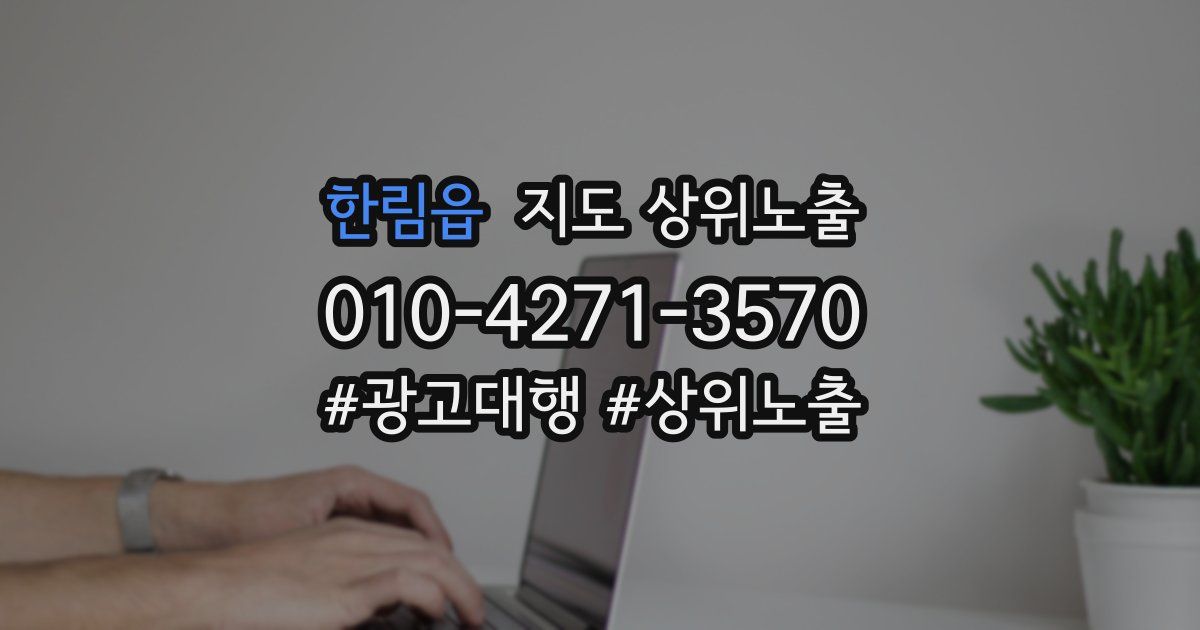 한림읍 지도 상위 노출