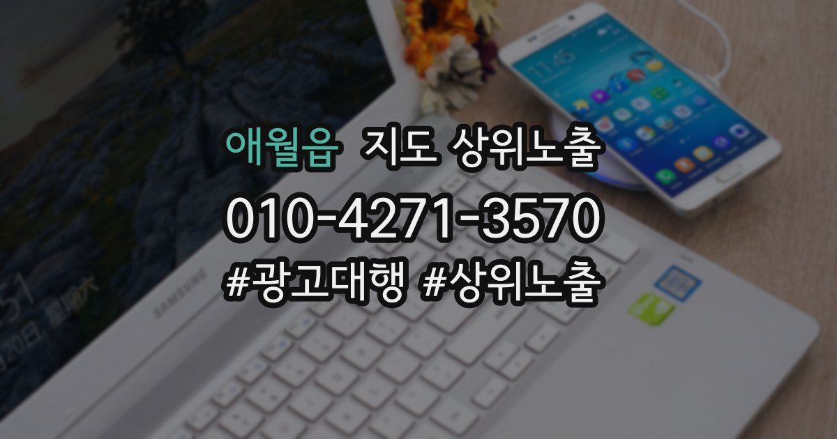 애월읍 지도 상위 노출