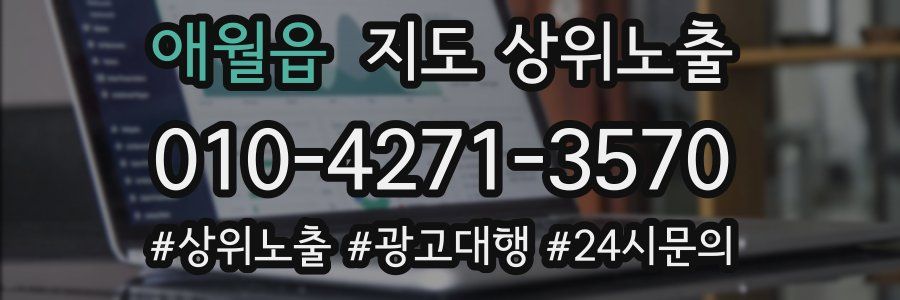 애월읍 지도 상위 노출