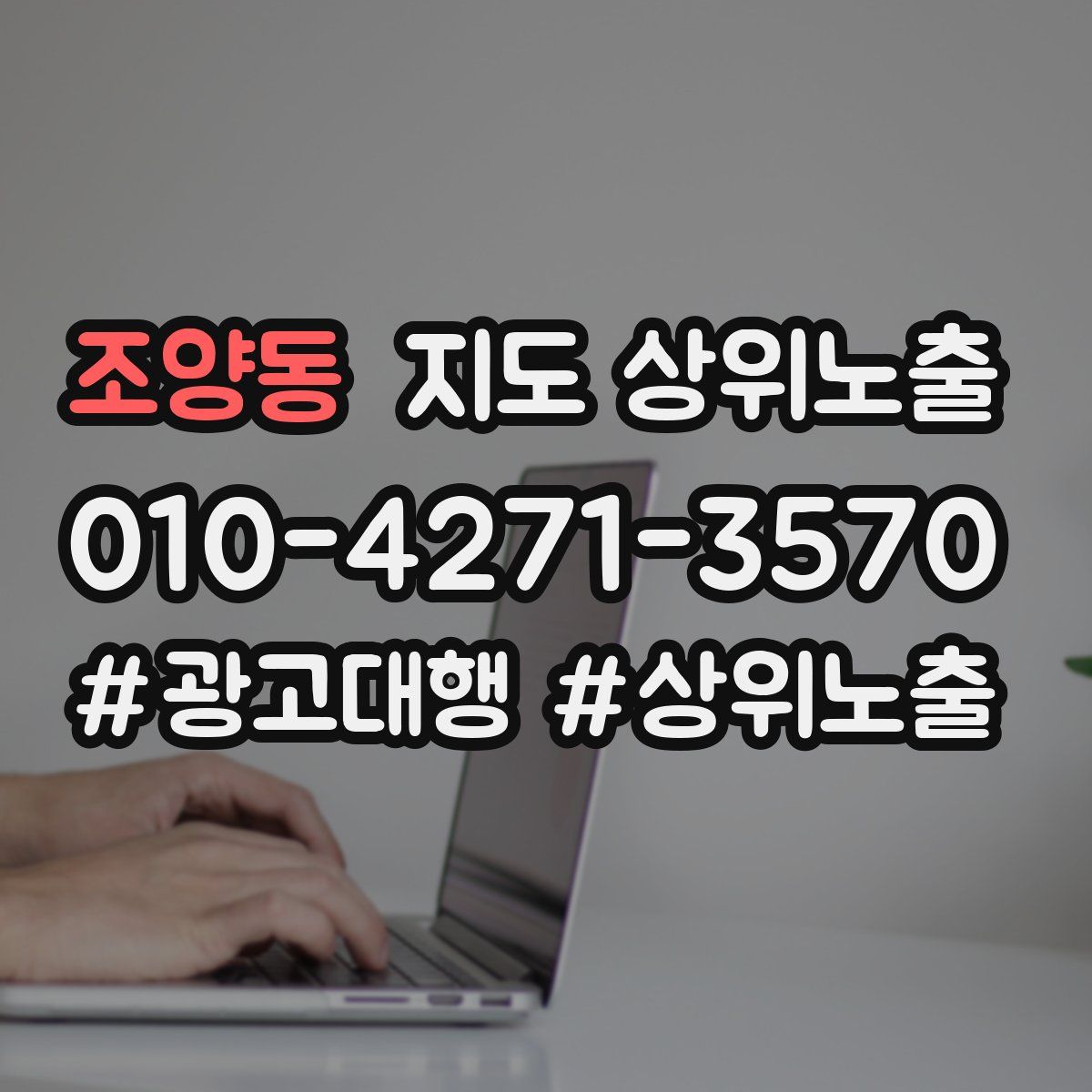 조양동 지도 상위 노출