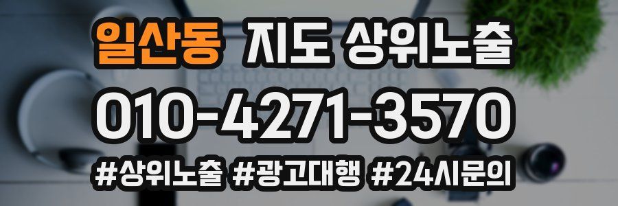 일산동 지도 상위 노출