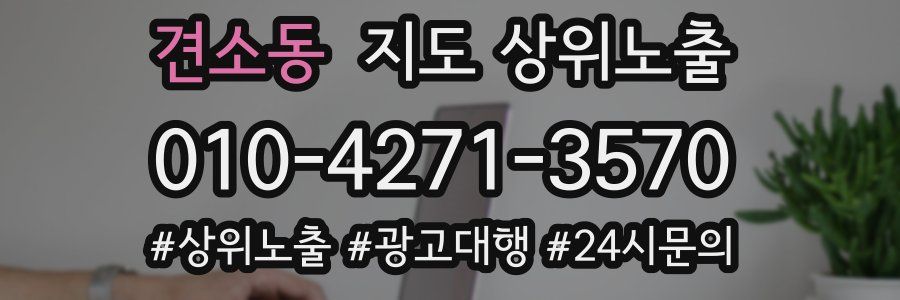 견소동 지도 상위 노출