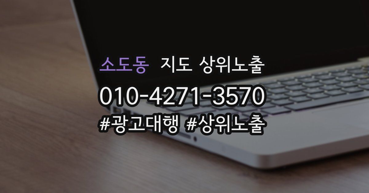 소도동 지도 상위 노출