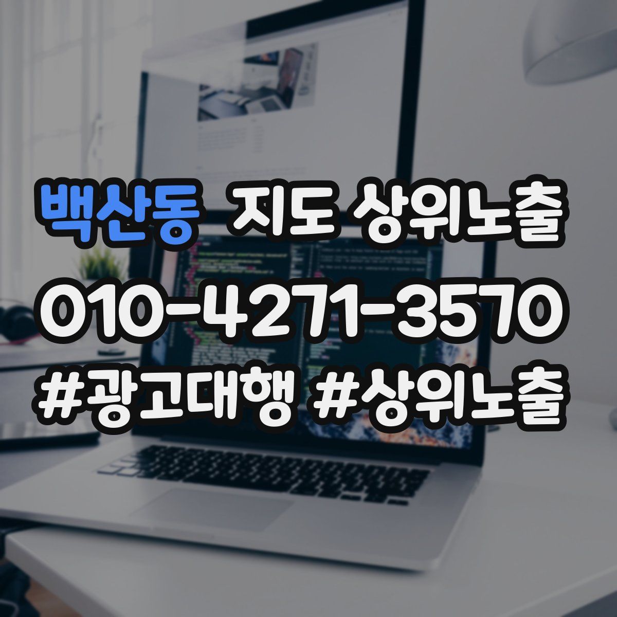 백산동 지도 상위 노출