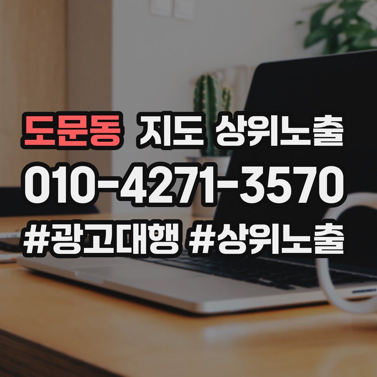 도문동 지도 상위 노출