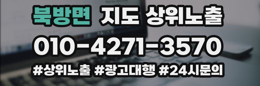 북방면 지도 상위 노출