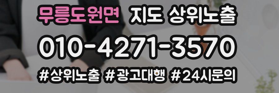 무릉도원면 지도 상위 노출
