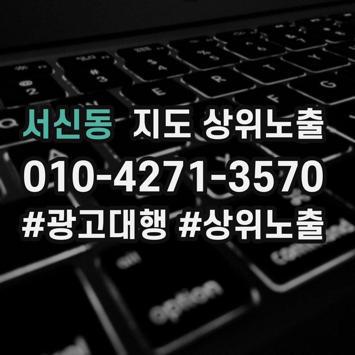 서신동 지도 상위 노출