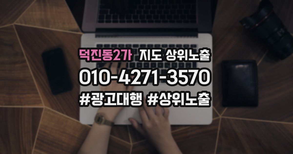 덕진동2가 지도 상위 노출