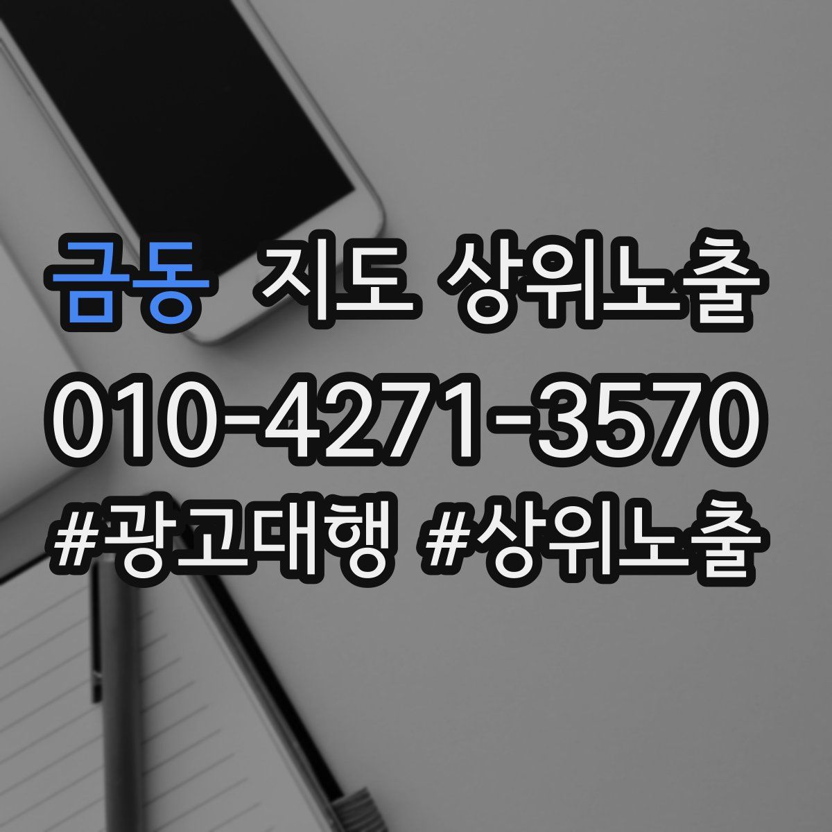 금동 지도 상위 노출