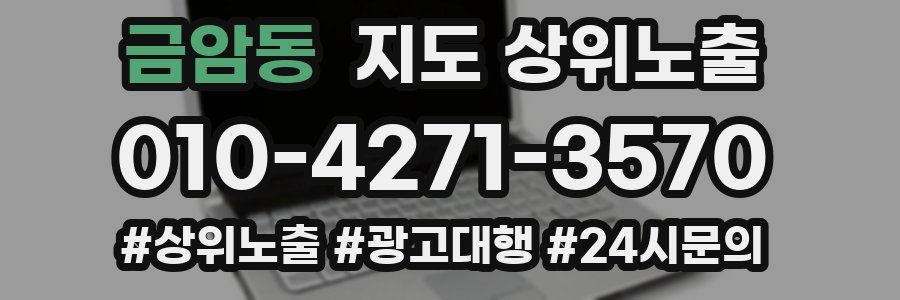 금암동 지도 상위 노출