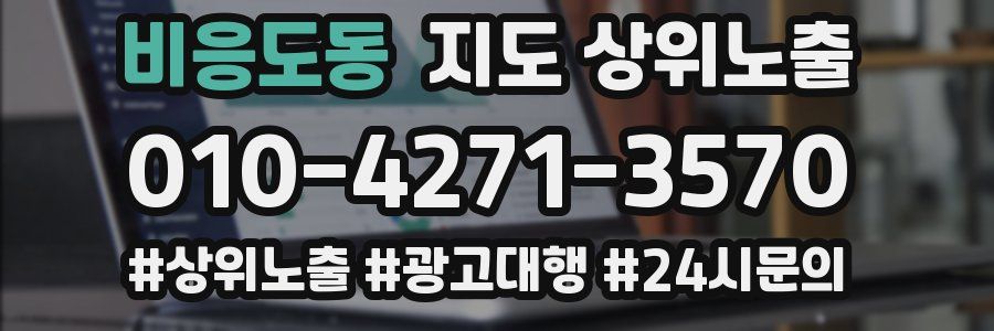 비응도동 지도 상위 노출