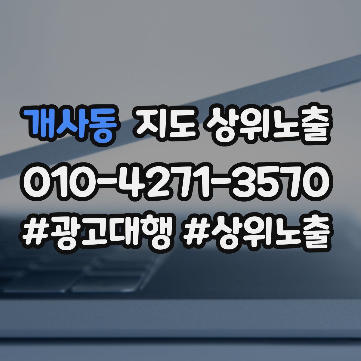 개사동 지도 상위 노출