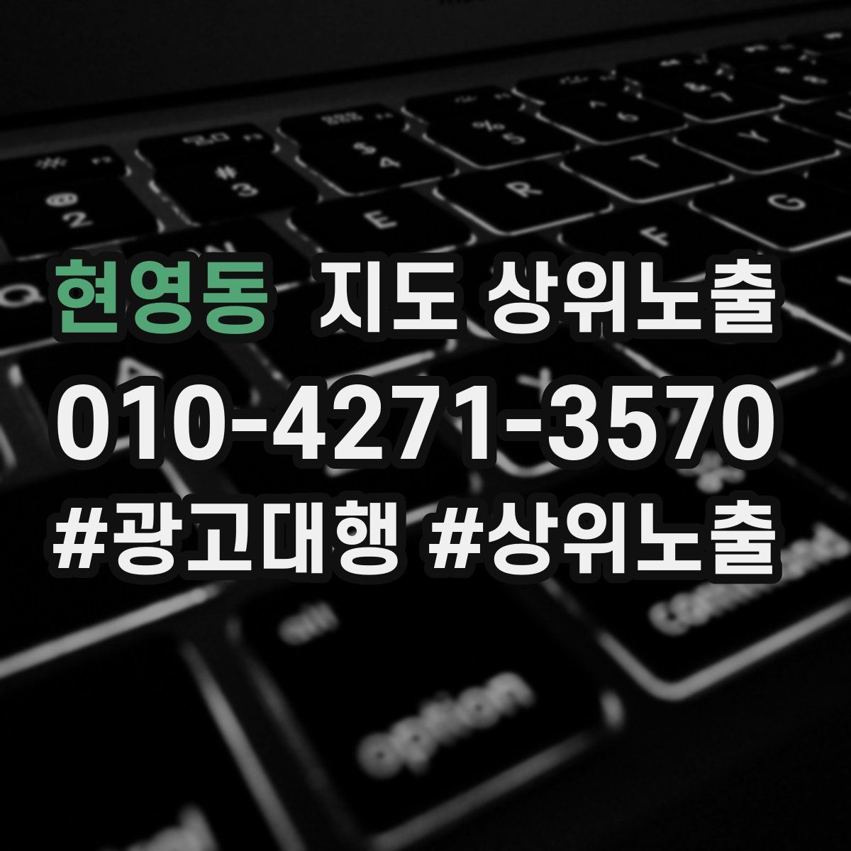 현영동 지도 상위 노출