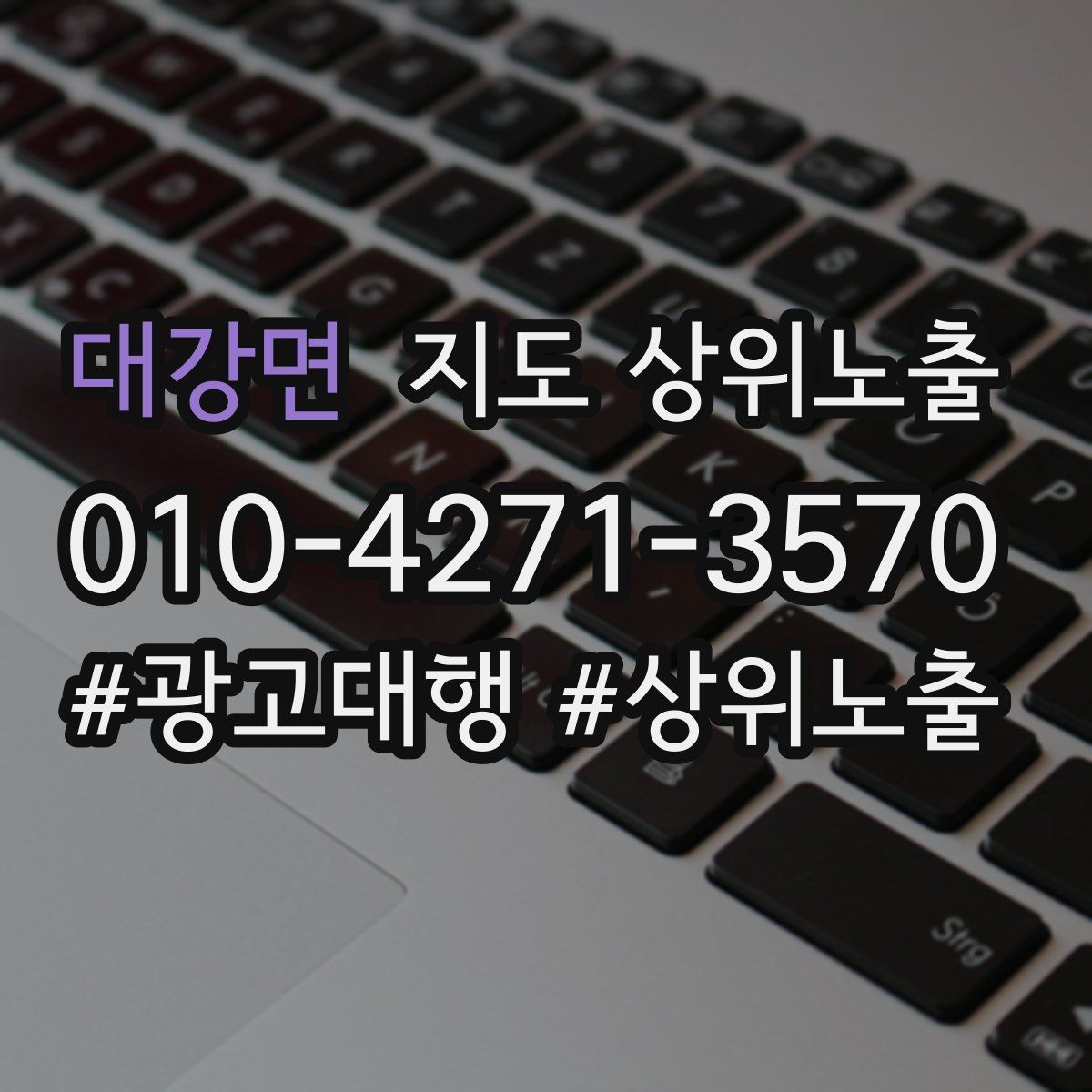 대강면 지도 상위 노출
