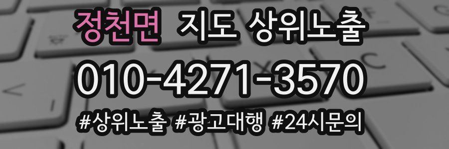 정천면 지도 상위 노출