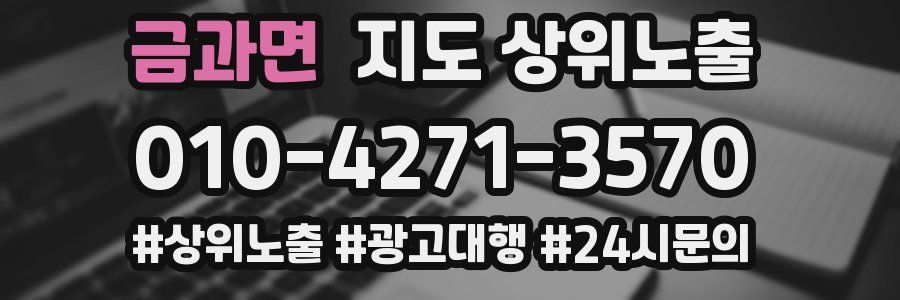 금과면 지도 상위 노출