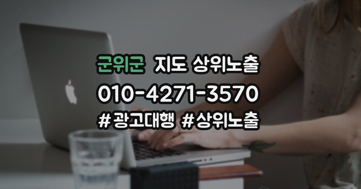 군위군 지도 상위 노출