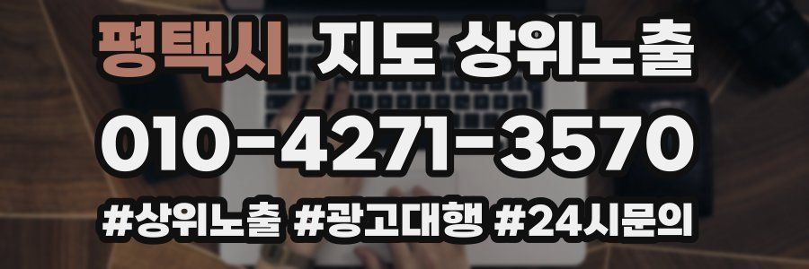 평택시 지도 상위 노출
