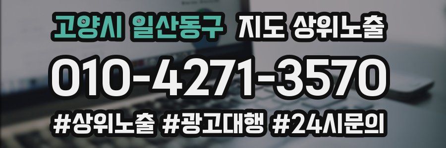 고양시 일산동구 지도 상위 노출