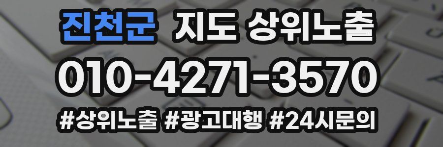 진천군 지도 상위 노출