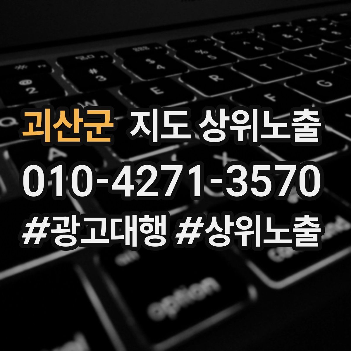괴산군 지도 상위노출 시즌별 키워드로 반응을 올리는 방법