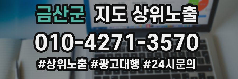 금산군 지도 상위 노출