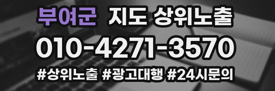 부여군 지도 상위 노출