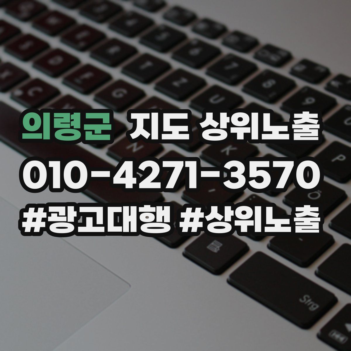 의령군 지도 상위 노출