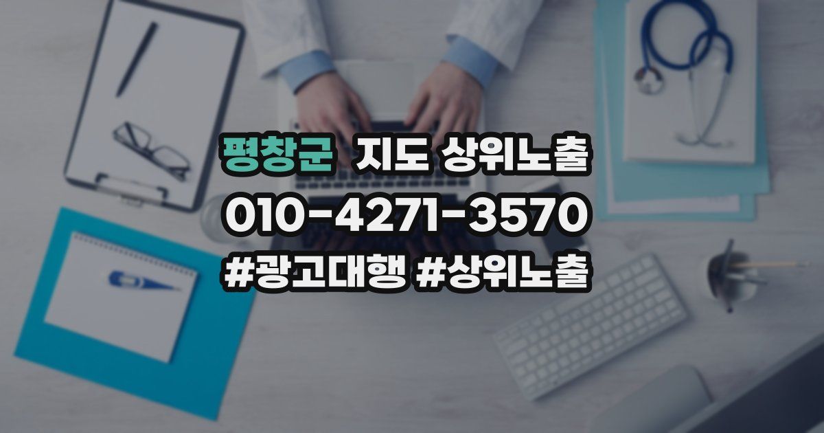 평창군 지도 상위 노출
